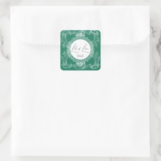 Beautiful Love Green Sticker (Tasche)