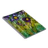 Beautiful Lovitude Journal "Lila und Gold Iris" Notizblock (Rechte Seite)