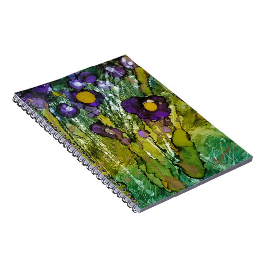 Beautiful Lovitude Journal "Lila und Gold Iris" Notizblock (Rechte Seite)