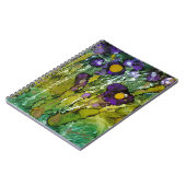 Beautiful Lovitude Journal "Lila und Gold Iris" Notizblock (Linke Seite)