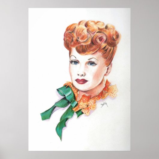Beautiful Lucille Ball Lucy Poster (Vorne)
