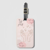 beautiful luggage tag gepäckanhänger (Vorderseite Vertikal)