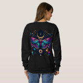 Beautiful Lunar Moth Sweatshirt (Schwarz voll)