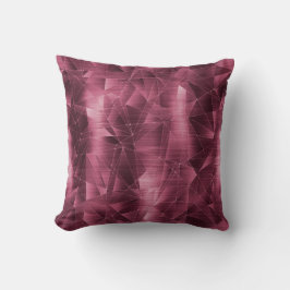 Beautiful Luxury Burgundy Geometrie Muster Kissen