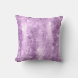 Beautiful Luxury Lilac Geometric Pattern Pillow Kissen