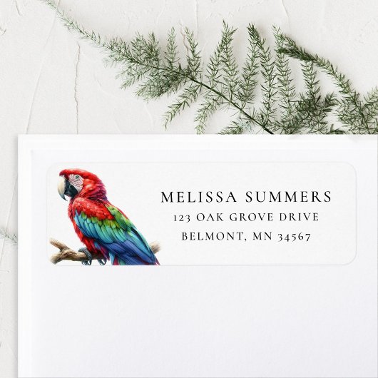 Beautiful Macaw Rücksendeadresse