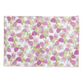 Beautiful Magnolia Blume Watercolor Kissenbezug (Rückseite)