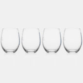 Beautiful Mahjong Joker Wine Glasses Weinglas Ohne Stiel (Rechts)