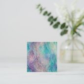 Beautiful Majestic Pastel Earthy Lion Mane Planner Quadratische Visitenkarte (Stehend Vorderseite)