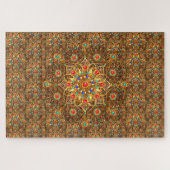 Beautiful Mandala Blume Art Puzzle (Horizontal)