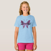 Beautiful Mandala Butterfly T - Shirt (Vorne ganz)