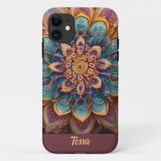 Beautiful Mandala Case-Mate iPhone Hülle (Rückseite)
