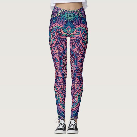 Beautiful Mandala Leggings (Vorderseite)