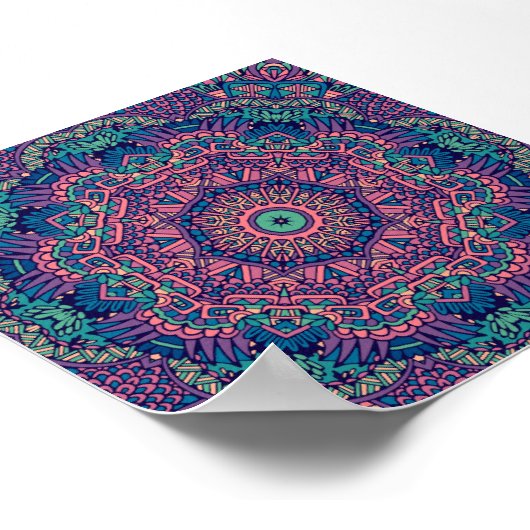 Beautiful Mandala Poster (Ecke)