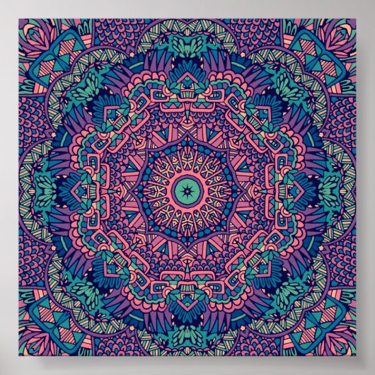 Beautiful Mandala Poster (Vorne)