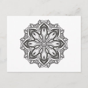 Beautiful Mandala Postkarte