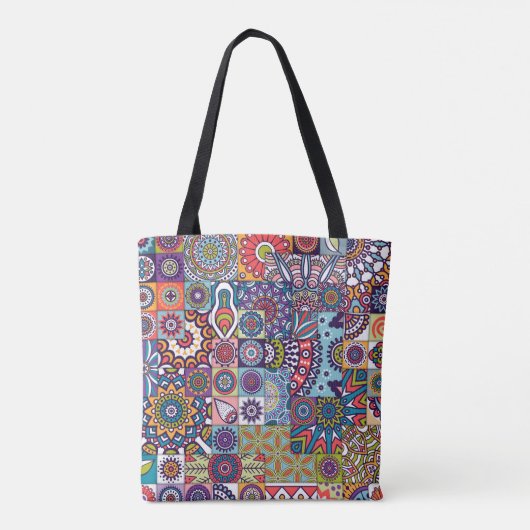 Beautiful Mandala Tasche (Rückseite)