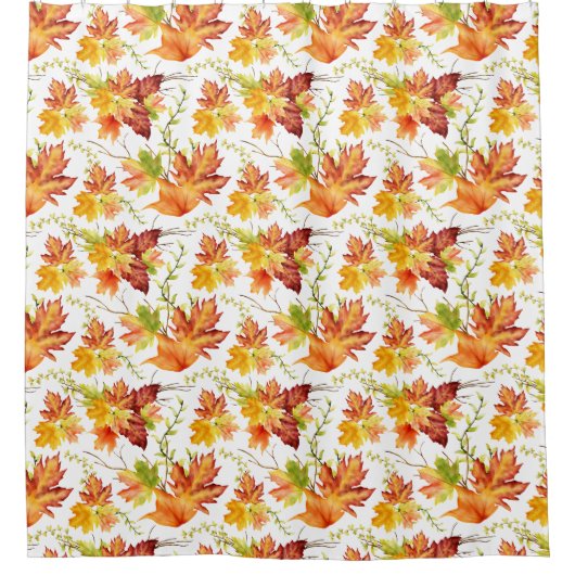 Beautiful Maple Leaf Duschvorhang (Vorderseite)