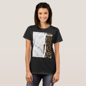Beautiful Marble Leopard Print T-Shirt (Vorne ganz)