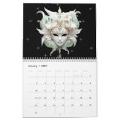 Beautiful Mardi Gras Masquerade Masken Kalender (Jan 2027)