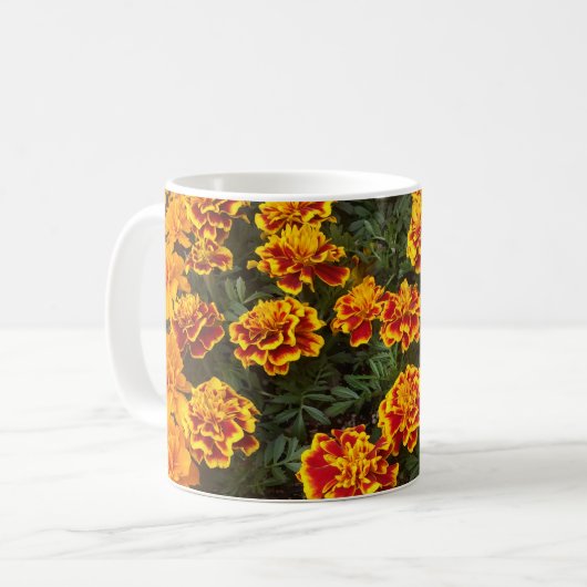 Beautiful Marigolds Coffee Tasse (Vorderseite Links)