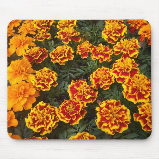 Beautiful Marigolds Mouse Mat Mousepad (Vorne)