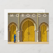 Beautiful Marrakesch Medina Architektur Souvenir Postkarte (Vorne/Hinten)