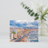 Beautiful Marseille, Frankreich Postkarte (Stehend Vorderseite)