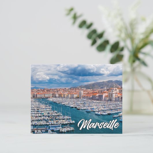 Beautiful Marseille, Frankreich Postkarte (Stehend Vorderseite)