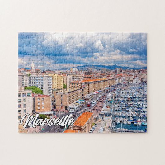 Beautiful Marseille, Frankreich Puzzle (Horizontal)