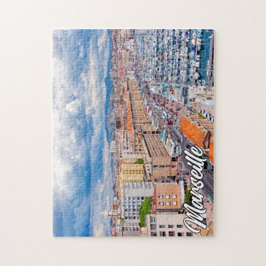 Beautiful Marseille, Frankreich Puzzle (Vertikal)