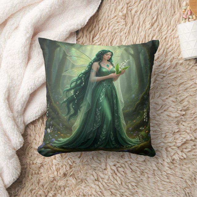Beautiful May Emerald Fairy Kissen (Decke)