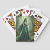 Beautiful May Emerald Fairy Spielkarten (Rückseite)