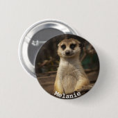 Beautiful Meerkat Button (Vorne & Hinten)
