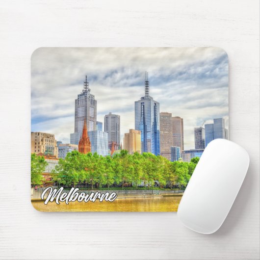 Beautiful Melbourne, Australien Mousepad (Mit Mouse)