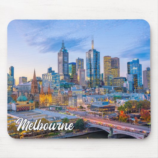 Beautiful Melbourne, Australien Mousepad (Vorne)