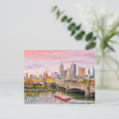 Beautiful Melbourne, Australien Postkarte (Stehend Vorderseite)