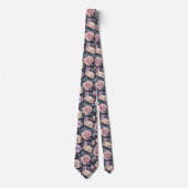 Beautiful Menswear Ties Rose Floral Krawatte (Vorderseite)