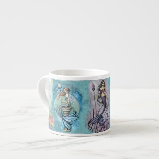 Beautiful Mermaid Espressotasse (Vorderseite Links)