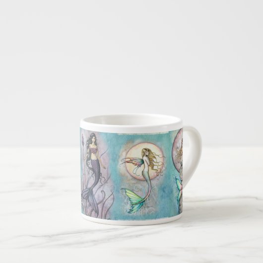 Beautiful Mermaid Espressotasse (Vorderseite Rechts)