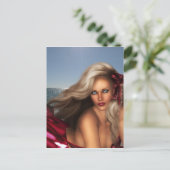 Beautiful Mermaid Postkarte (Stehend Vorderseite)