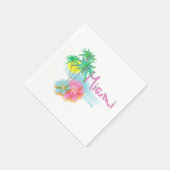 Beautiful Miami Florida Napkins Serviette (Ecke)