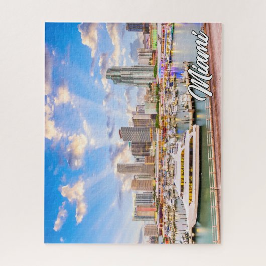 Beautiful Miami, Florida, USA Puzzle (Vertikal)