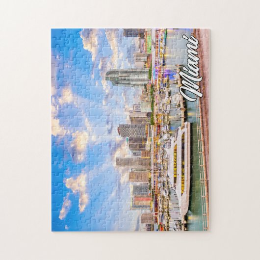 Beautiful Miami, Florida, USA Puzzle (Vertikal)