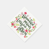 Beautiful Minds Inspirierte Andere Zitat | Serviet Serviette (Ecke)