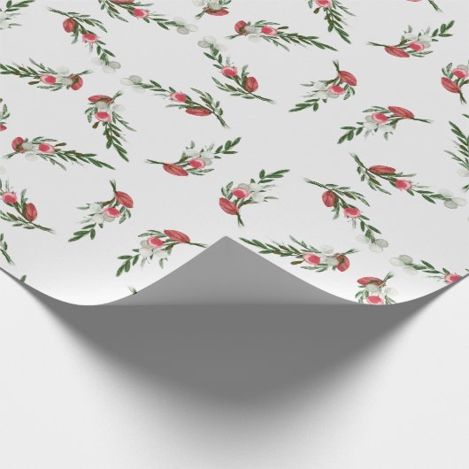 Beautiful Mini Blume Wreath Geschenkpapier (Ecke)