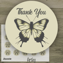Beautiful Minimalistisch Butterfly Danke