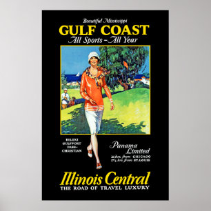 Beautiful Mississippi ~ Golfküste Poster