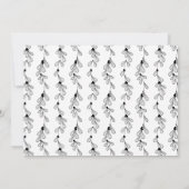 Beautiful Mistletoe Frohe Verheiratete Weihnachten Dankeskarte (Rückseite)