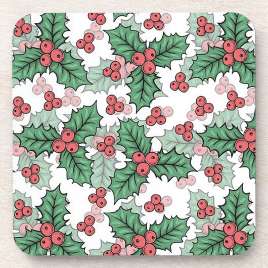 Beautiful Mistletoe Getränkeuntersetzer (Vorderseite)